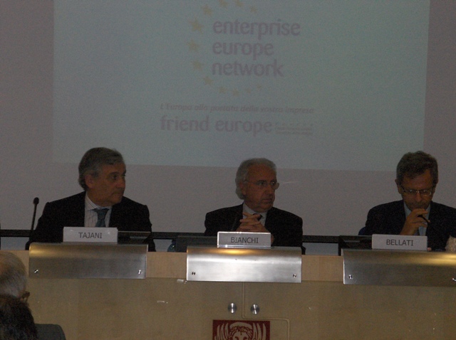 Antonio Tajani all'incontro Unioncamere Veneto